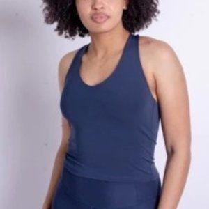 Girlfriend Collective Midnight FLOAT Zoe Superstretch Tank Top